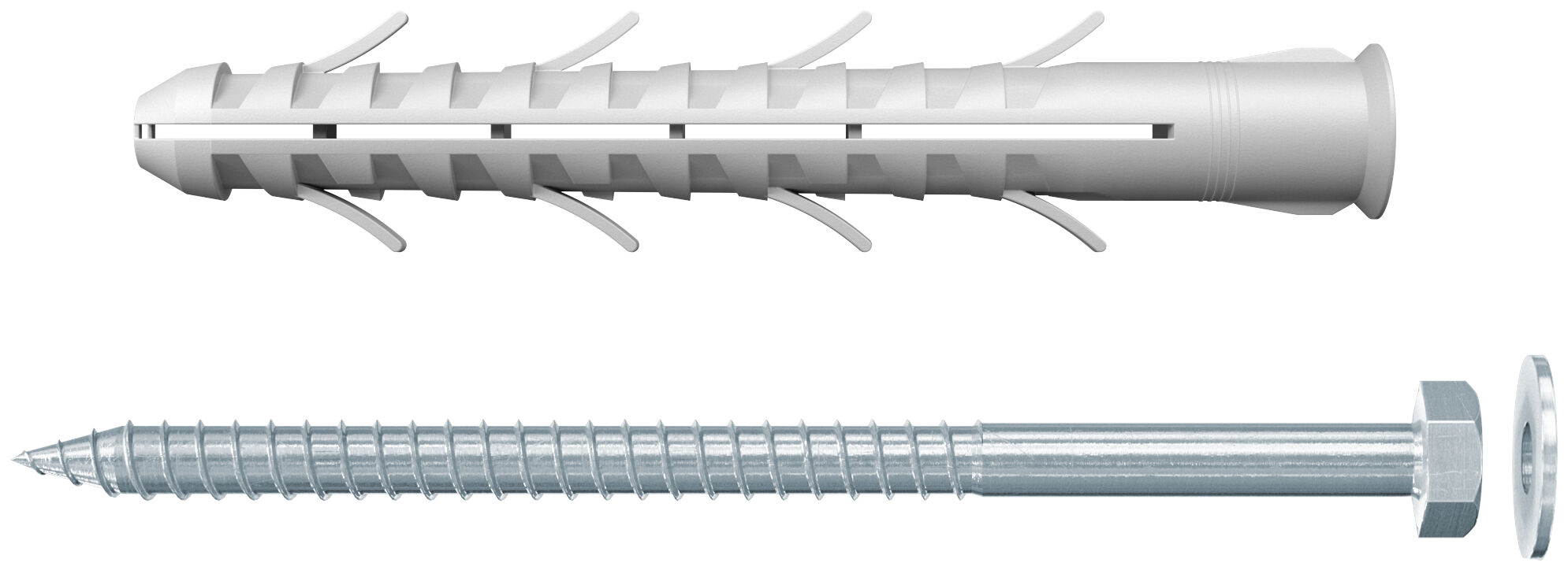 Frame fixing S-H-R - hexagonal screw - fischer international